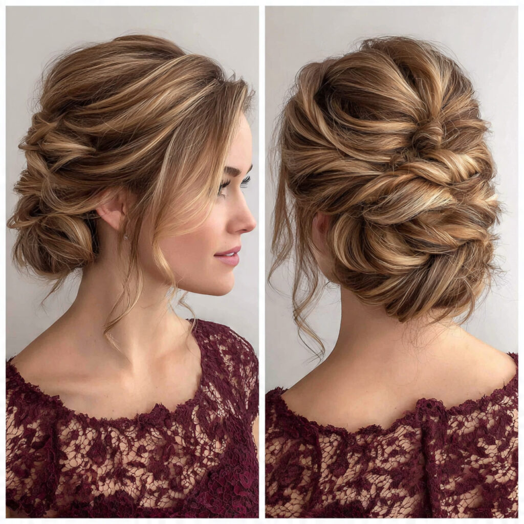 14 Updo Hairstyles Ideas That Instantly Make You Look Put-Together (Even on Lazy Hair Days) 5 twisted chignon with updo hairstyles