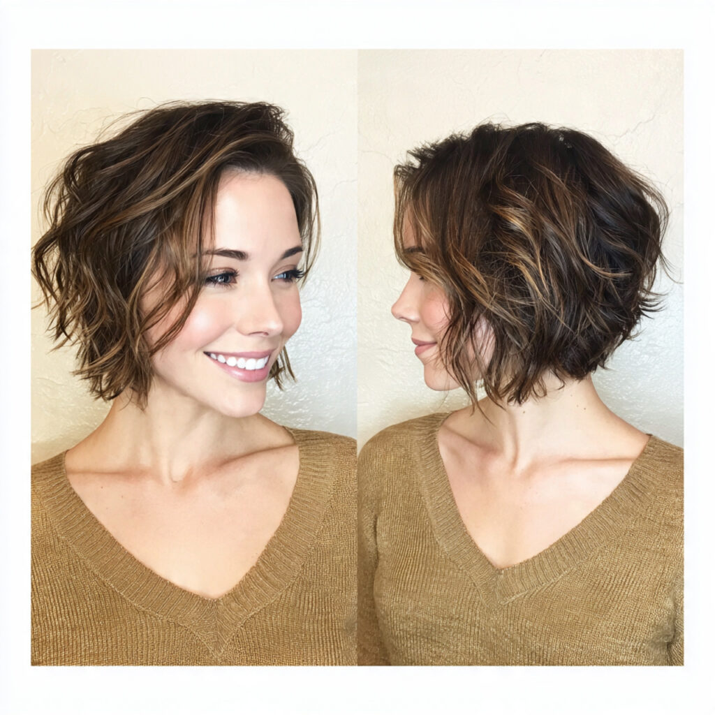 wavy bob