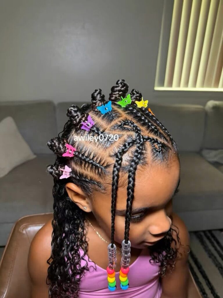 Face-Framing Mini Braids