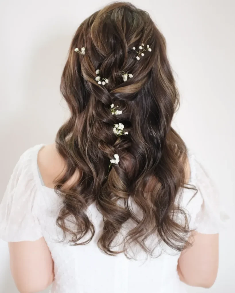 Half Braided, Half Loose Layers