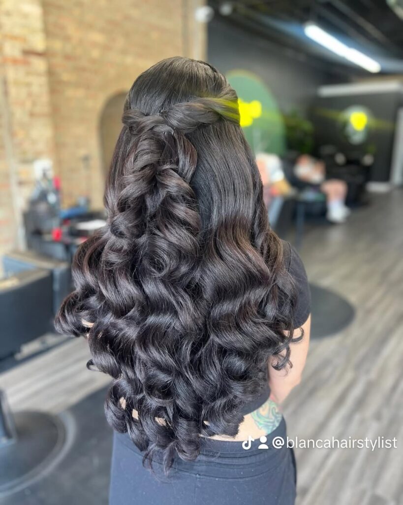 Half-Up Half-Down Twist