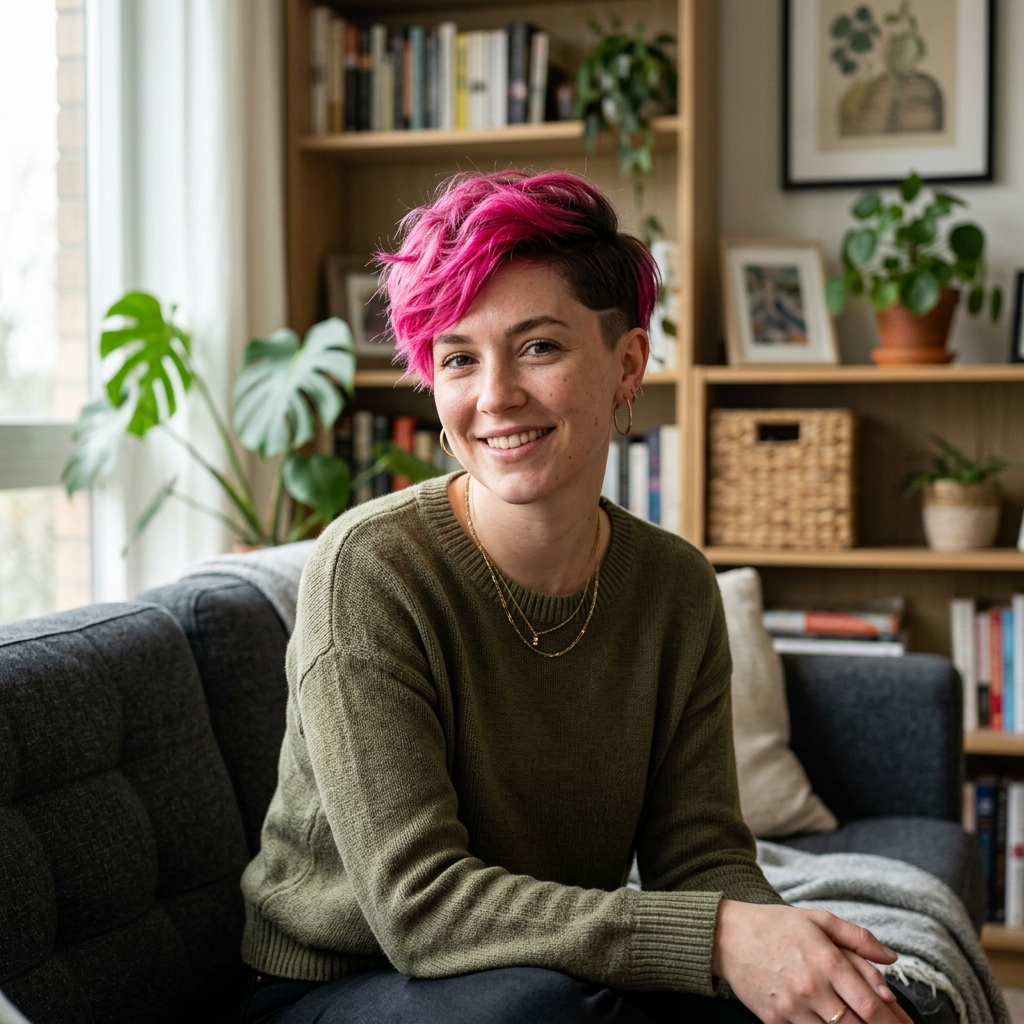 Hot Pink Undercut
