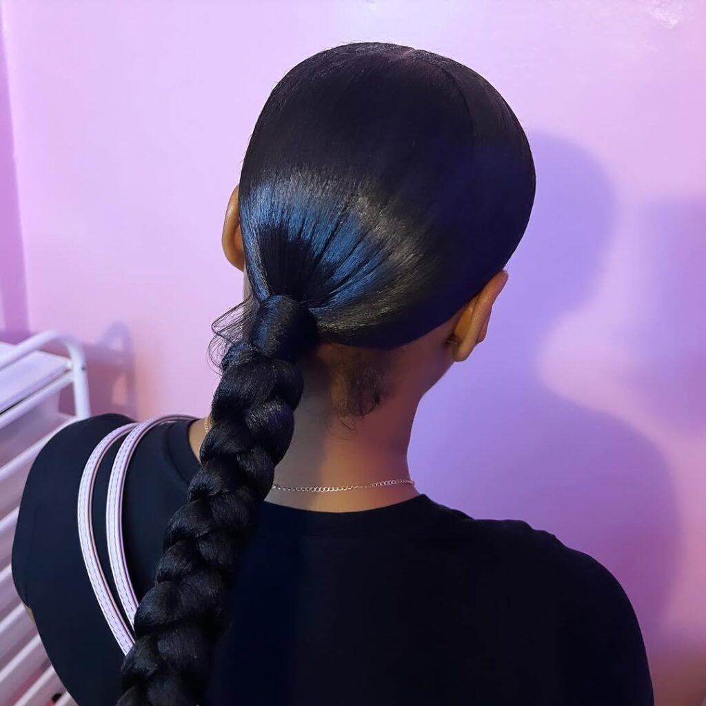 Low Braided Pony