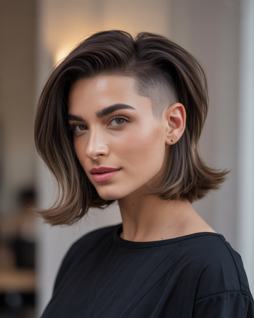 Mullet With A Tapered Back