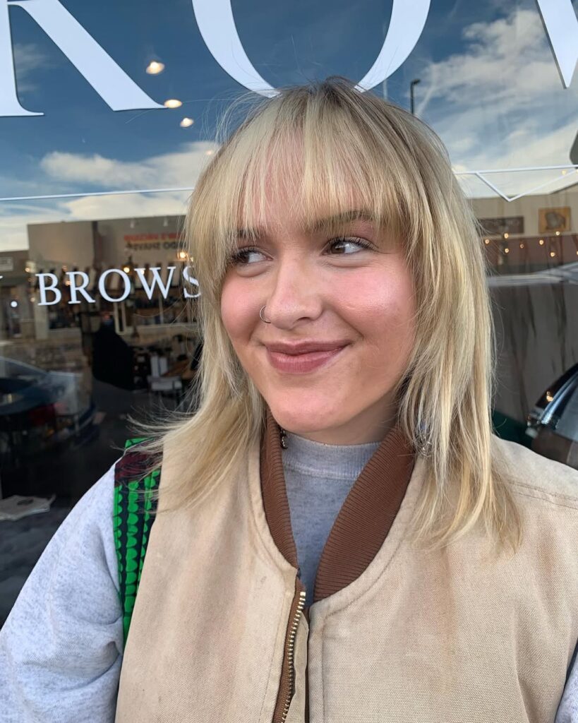 Mullet With Highlights
