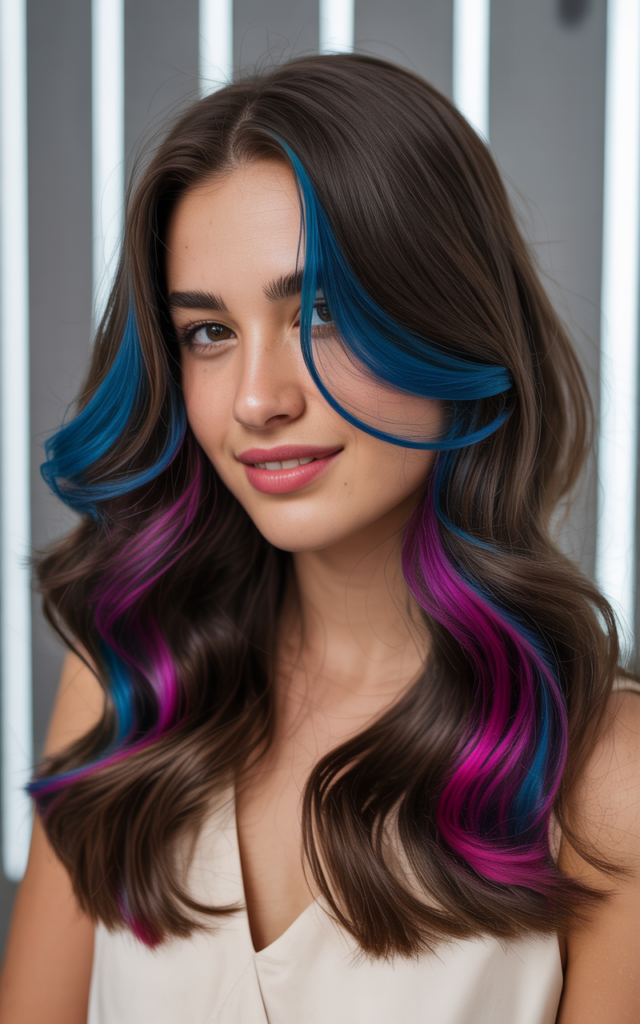 Peekaboo Hair Color