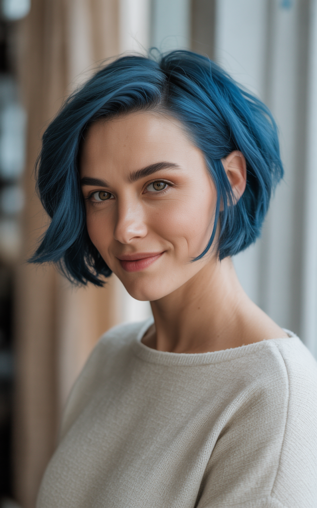Short Blue Hair Ideas
