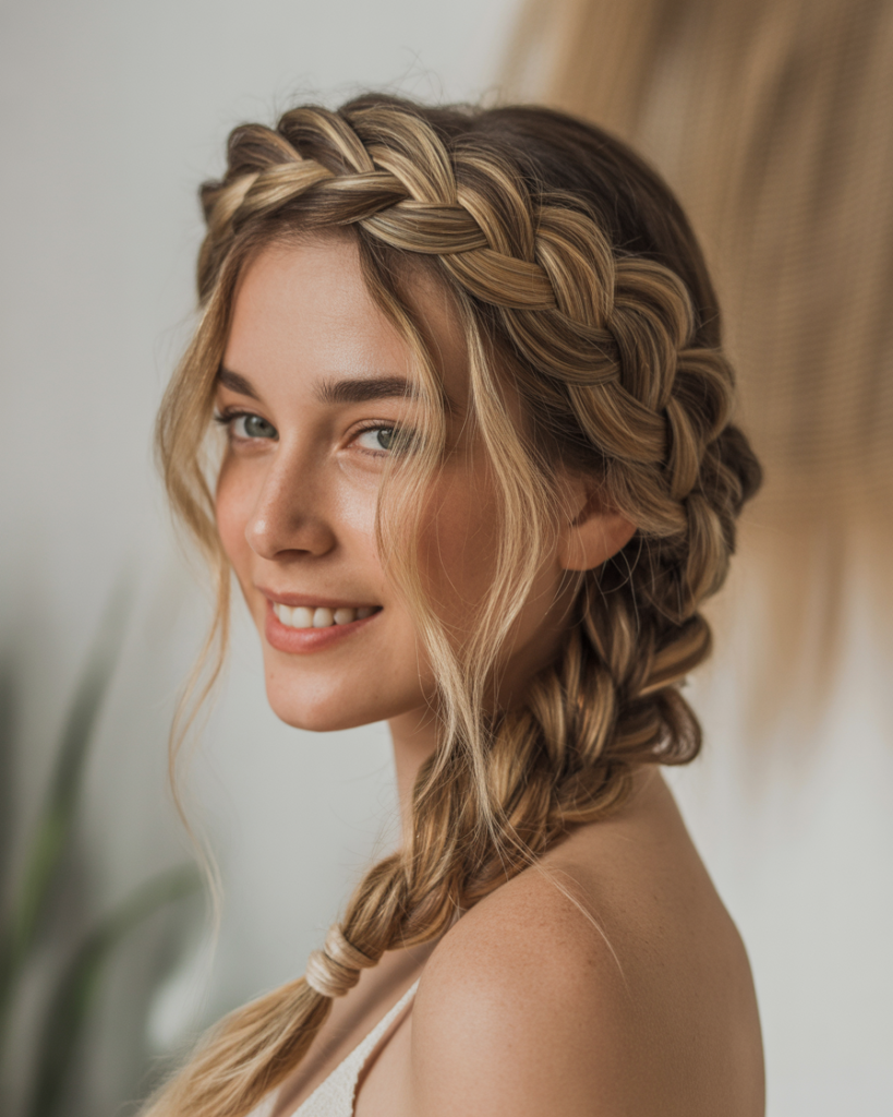 Side Braided Crown