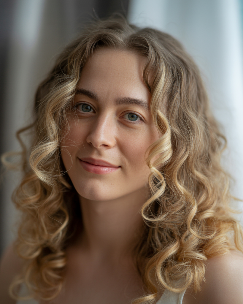 Soft Blonde Curls
