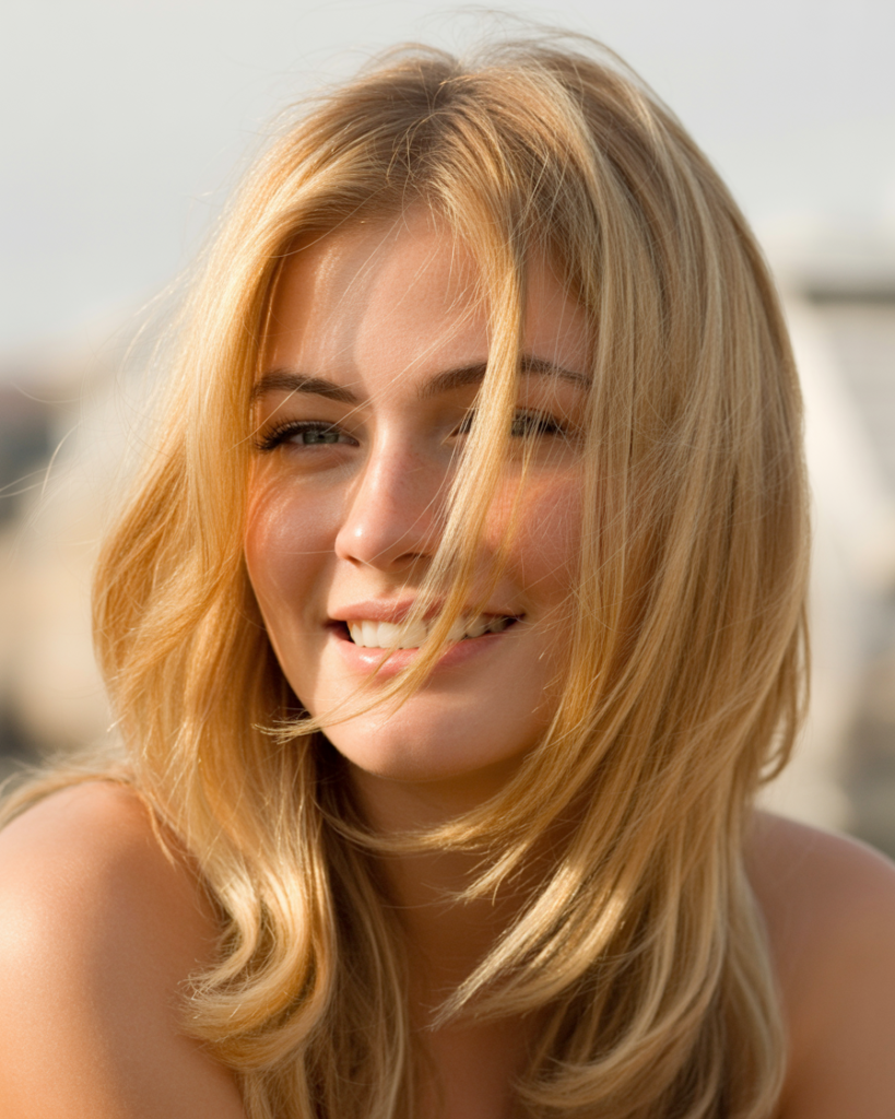 Sun-Kissed Blonde Layers