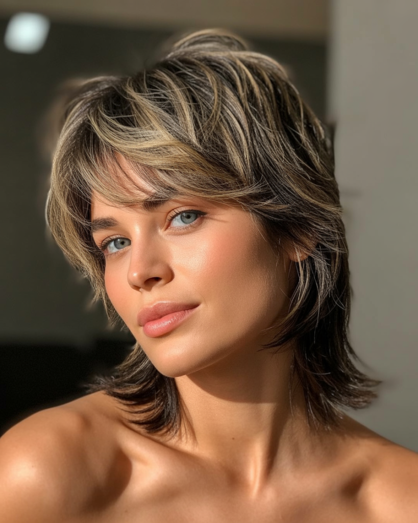 Textured Mullet With Part