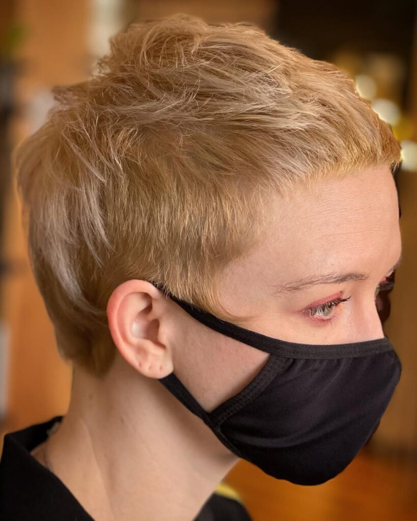 Textured Pixie Mullet