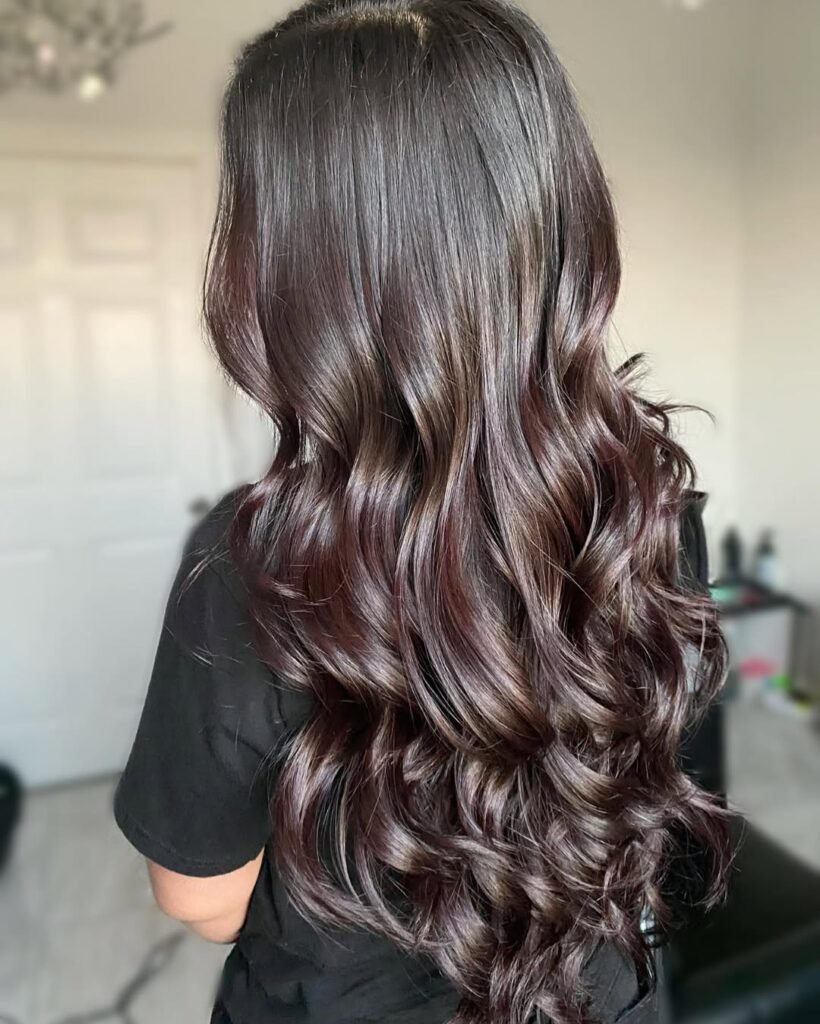 16 Stunning Black Cherry Hair Color Ideas to Try Right Now 16 Black Cherry and Copper Blend