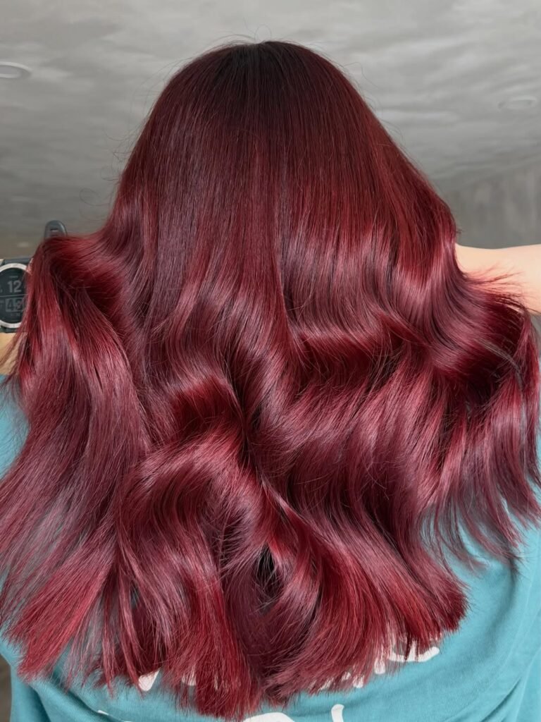 Black Cherry with a Dark Purple Tint