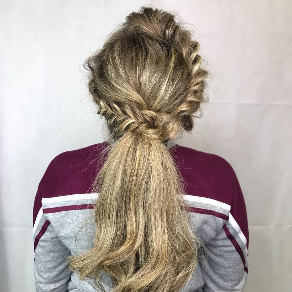 Braided Crown Princess Look
