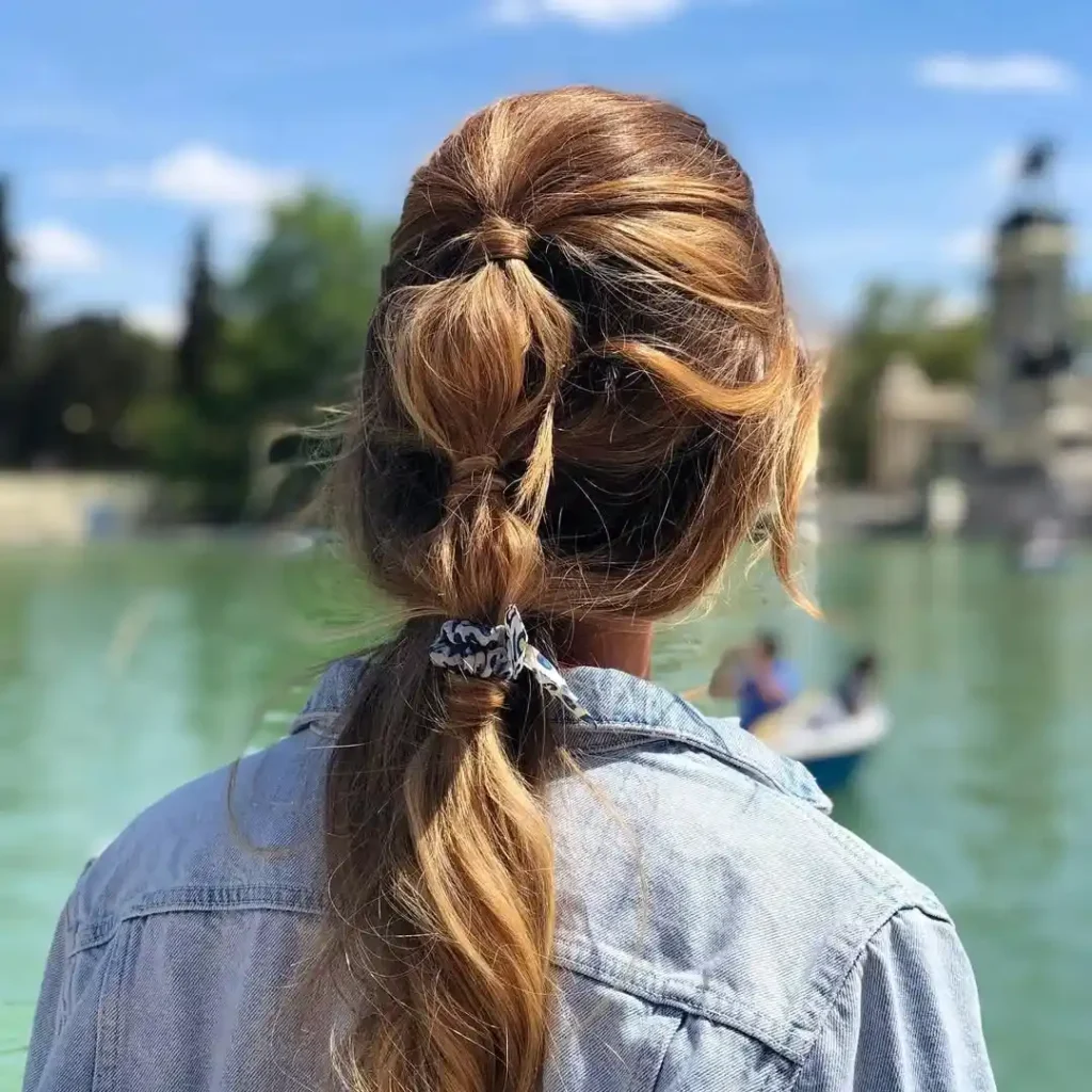 16 Easy Short Hair Updos That Look Fancy but Take Basically Zero Effort 13 Bubble Half Up Pony