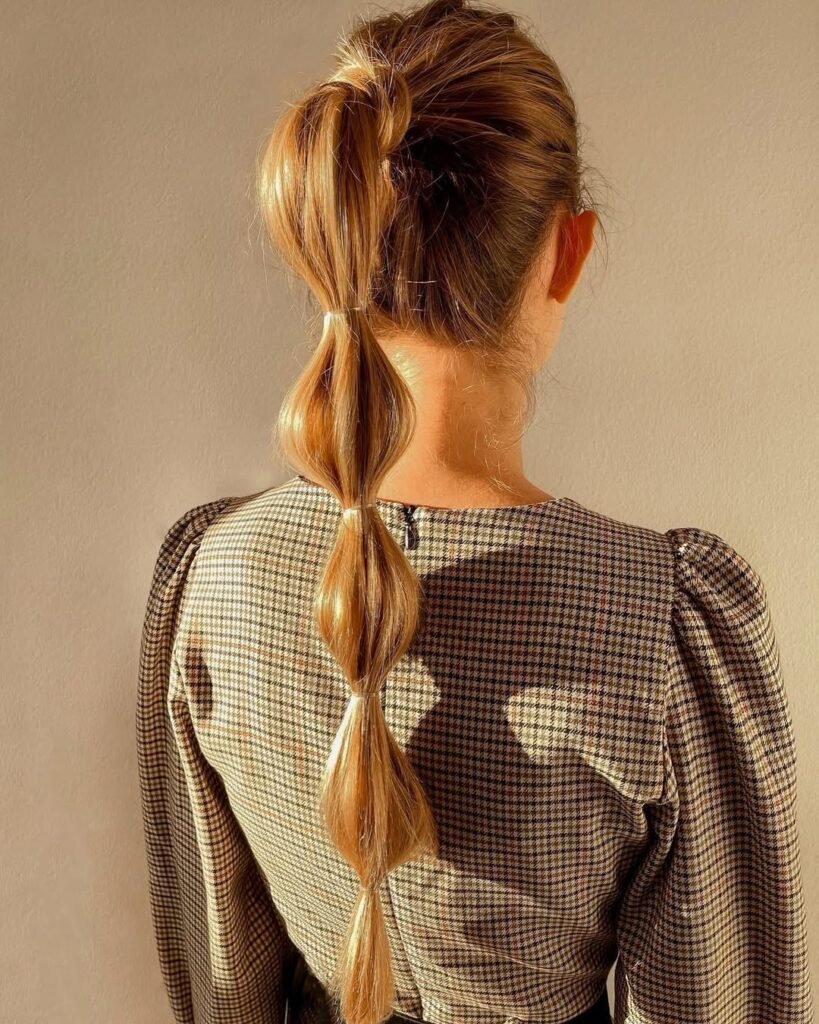 17 Adorable Toddler Hairstyles Idea That'll Make You Actually Look Forward to Hair Time 11 Bubble Ponytail hair