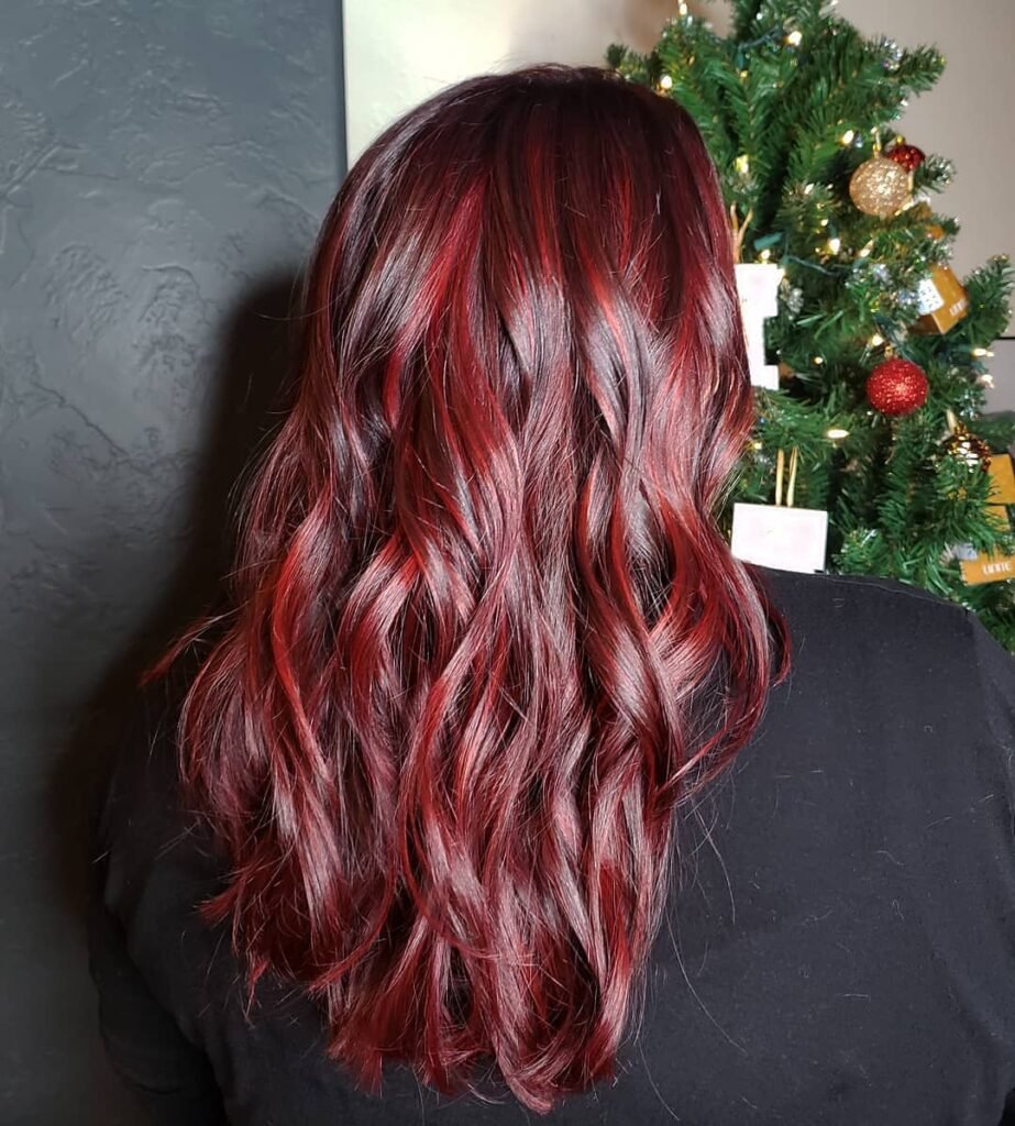 Chocolate Cherry Bliss hair color