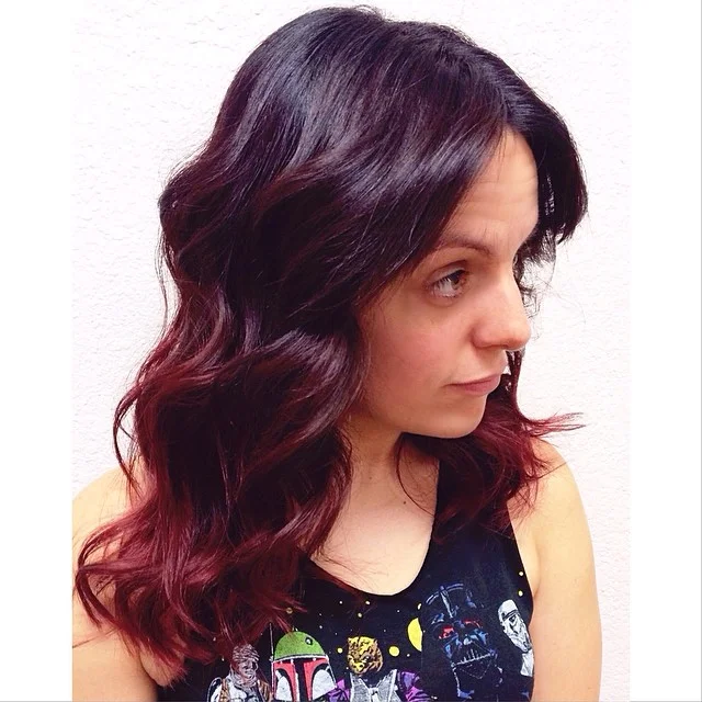 Chocolate Cherry Ombre