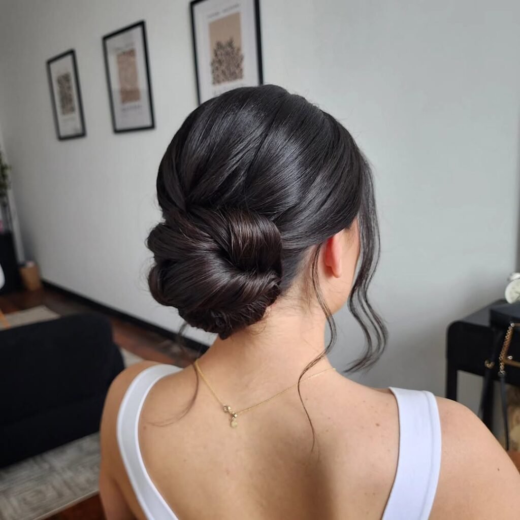 Classic Elegant Low Bun