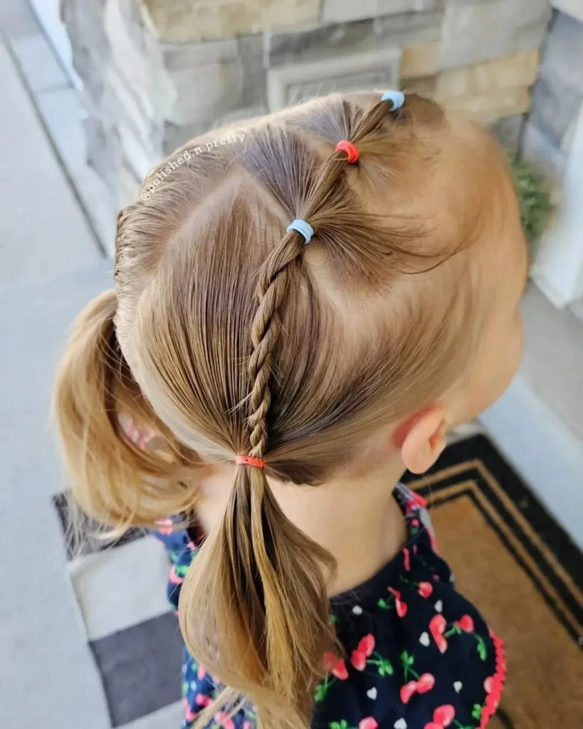 17 Stylish Toddler Hairstyles That Will Make You Want to Try Them Too 7 Classic Pigtails with a Twist