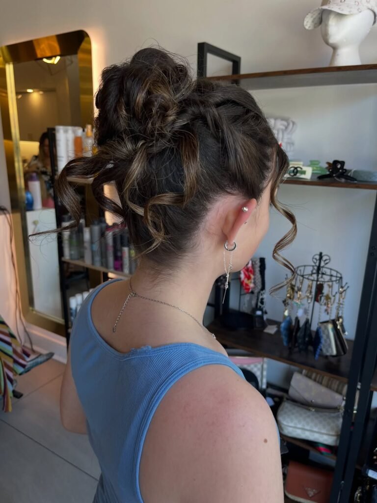17 Stylish Toddler Hairstyles That Will Make You Want to Try Them Too 10 Curly Bun