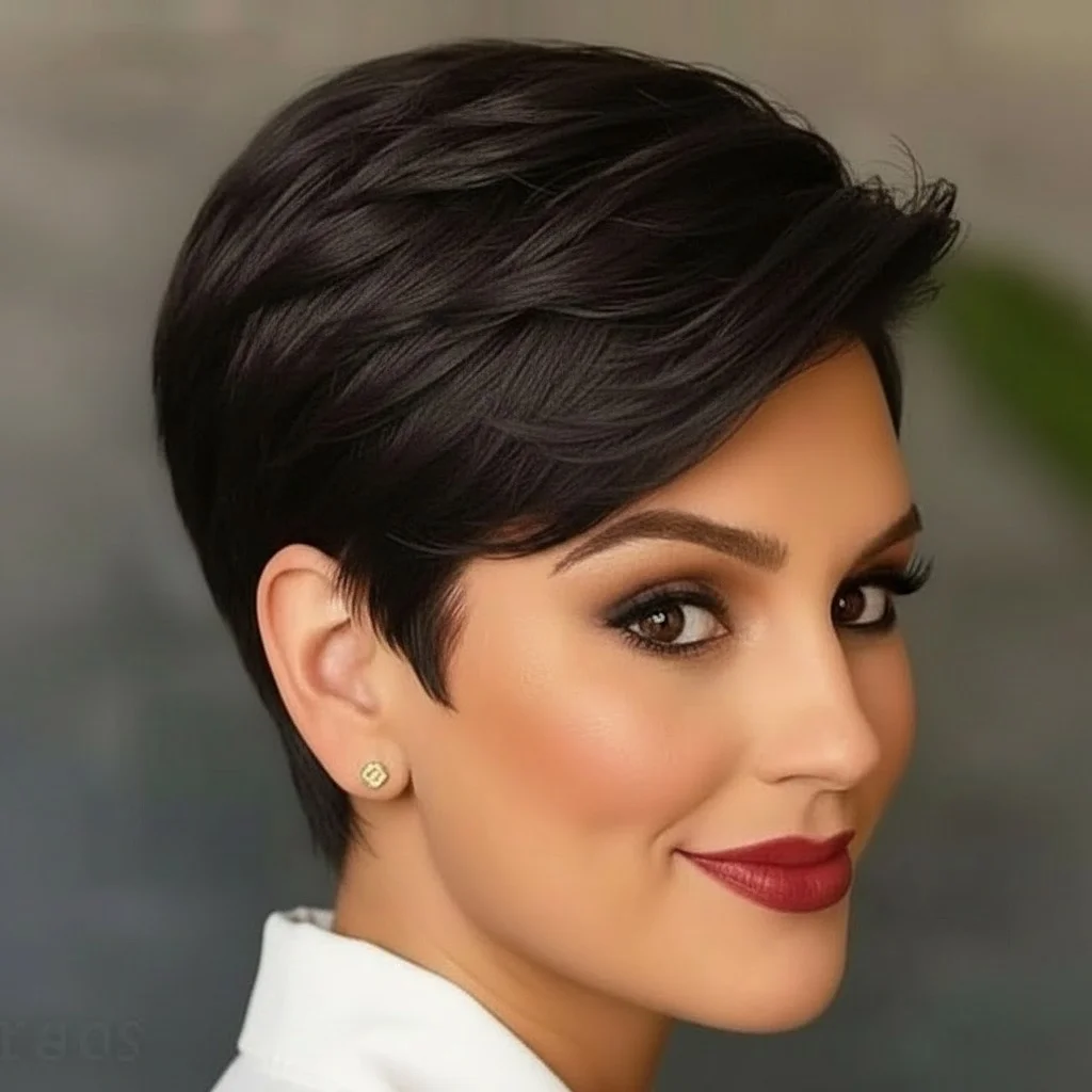 16 Short Brunette Hair Ideas That Look Chic, Fresh, and Seriously Expensive 17 Dark Brunette Pixie Cut