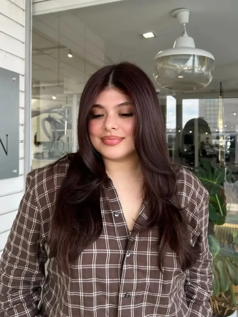 Dark Chocolate Cherry Hair