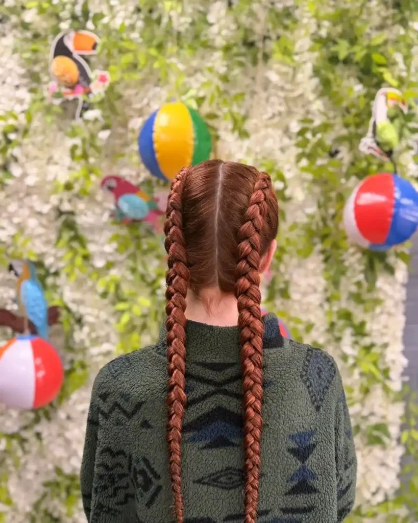 17 Stylish Toddler Hairstyles That Will Make You Want to Try Them Too 4 Double Dutch Braids for Extra Adorable Vibes