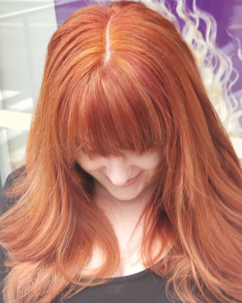 17 Dark Red Hair Color Ideas That Will Have You Turning Heads 8 Fire Red Highlights 1