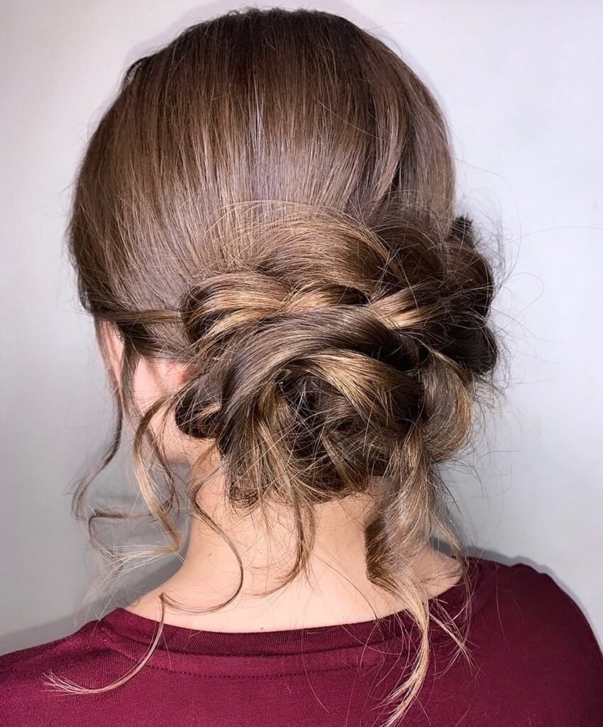 Floral Braided Updo