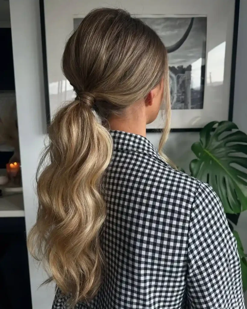 Fringe With High Ponytail