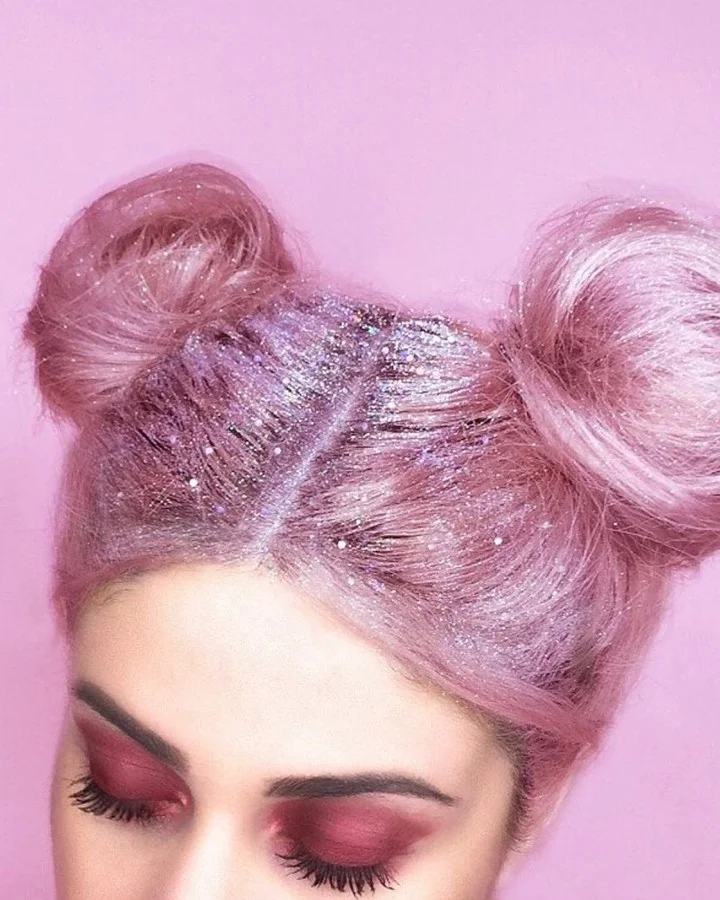 15 Concert Hairstyle Ideas That Look Cute, Last All Night, and Survive the Encore 16 Glitter Roots