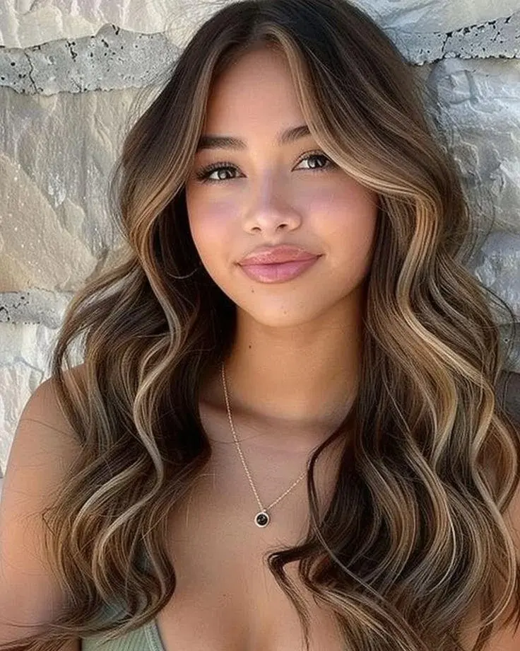 18 Golden Brown Hair Color Ideas That Make Brunette Hair Look Expensive Without Even Trying 7 Golden Brown Highlights
