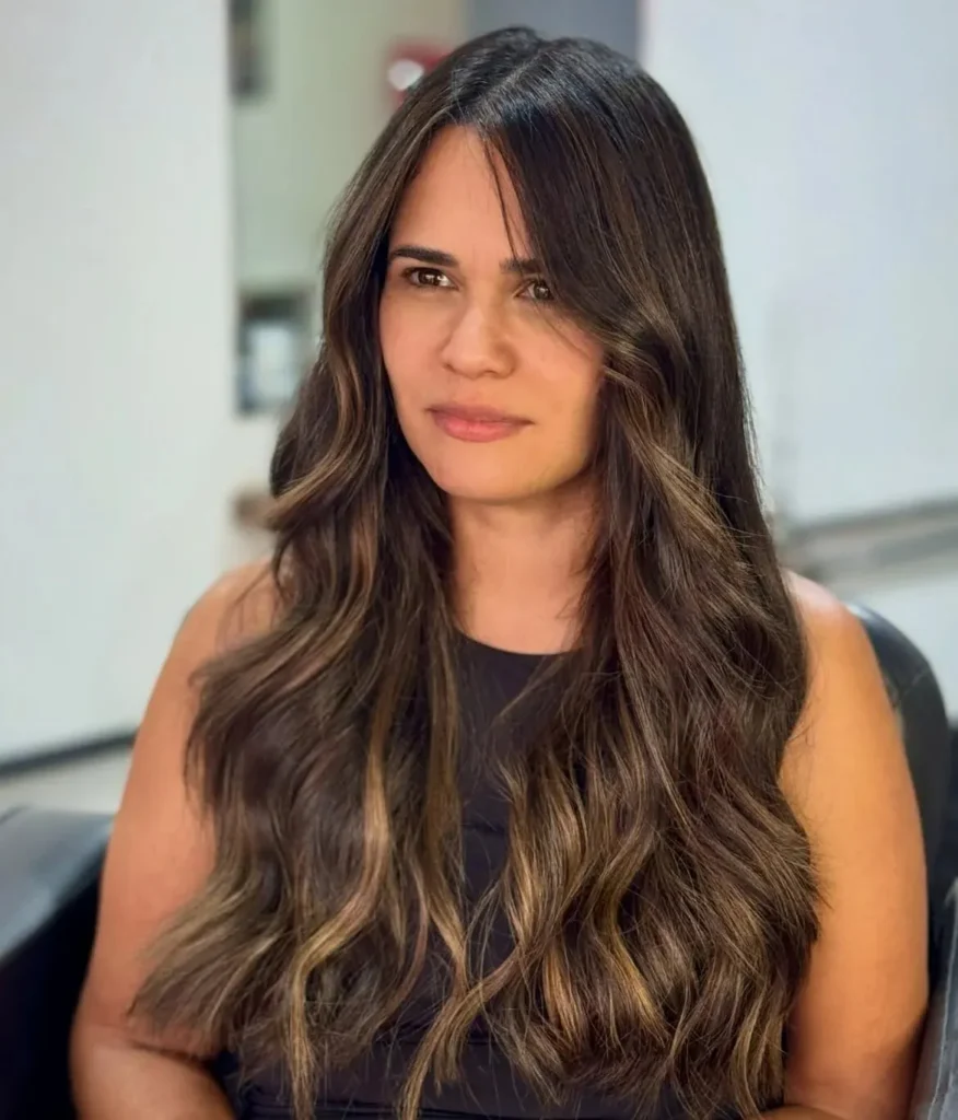 18 Golden Brown Hair Color Ideas That Make Brunette Hair Look Expensive Without Even Trying 15 Golden Brown with Face Framing Layers