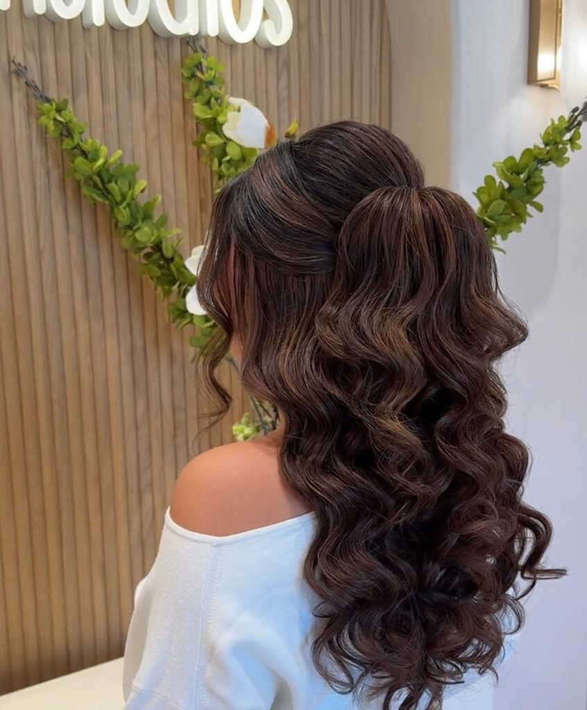 Half Up Half Down Bridal Hair