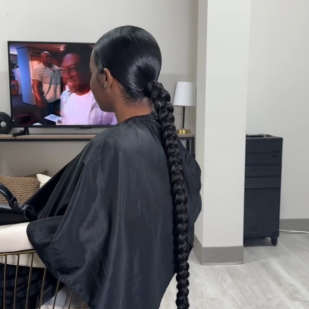 12 Cute School Hairstyles Ideas That’ll Make Mornings Way Easier (And Way More Stylish) 11 Low Braided Ponytail