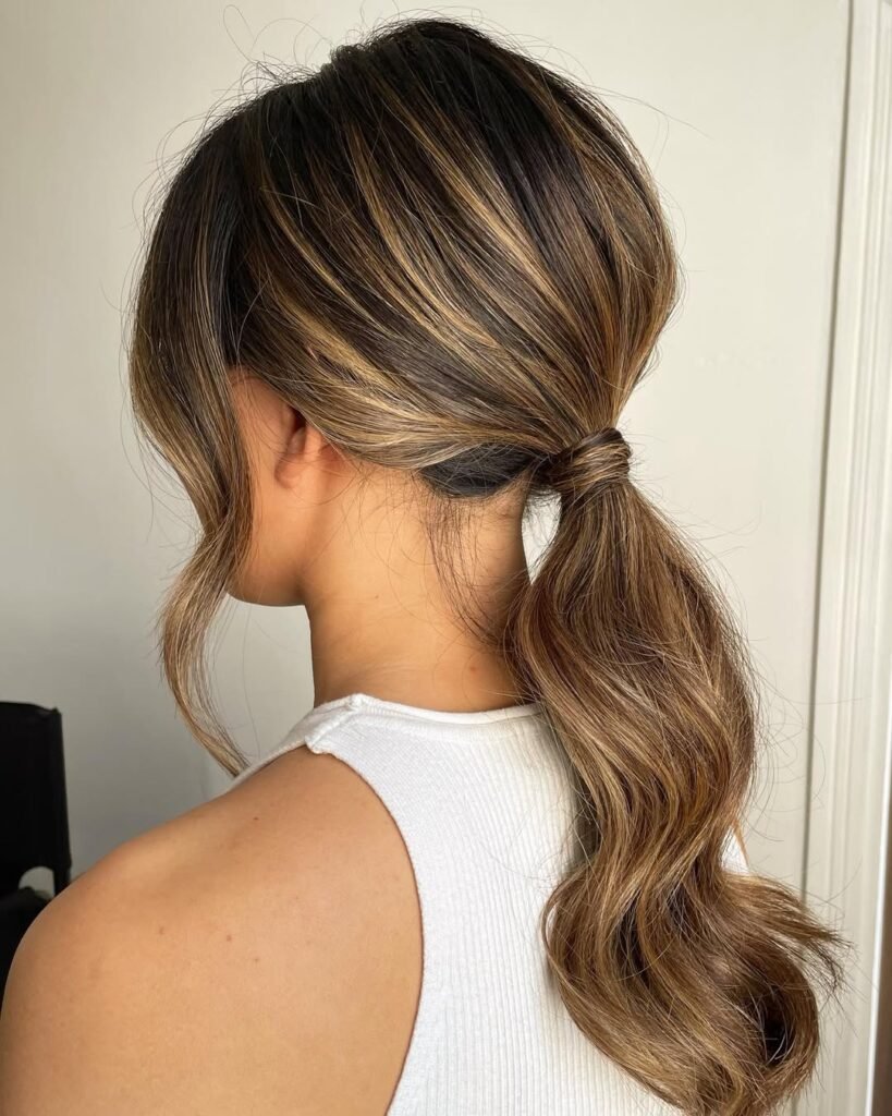 17 Adorable Toddler Hairstyles Idea That'll Make You Actually Look Forward to Hair Time 17 Low Ponytail with Wrapped Base