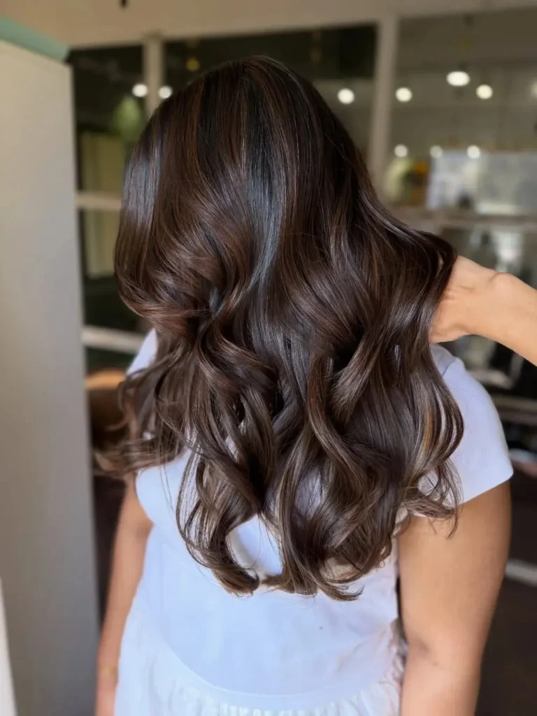 15 Mocha Hair Color Ideas That Look Expensive Without Screaming “I Spent My Whole Paycheck” 14 Mocha Brown With Face Framing Pieces