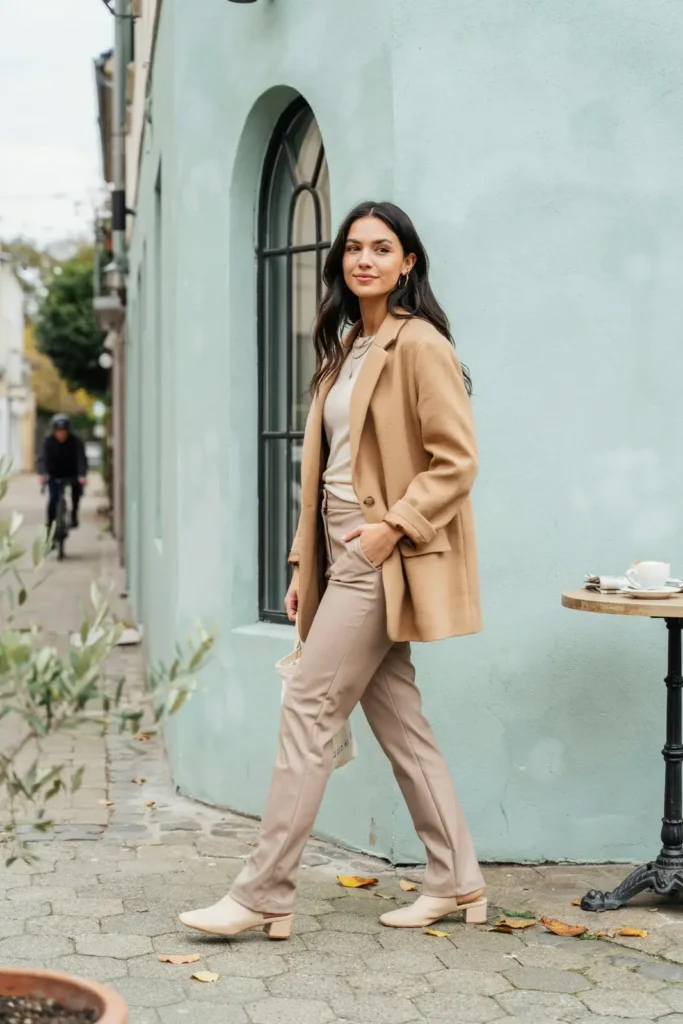 16 Comfy Outfit Ideas That Look Cute, Chic, and Effortlessly Put-Together 15 Oversized Blazer Soft Tee Stretchy Pants