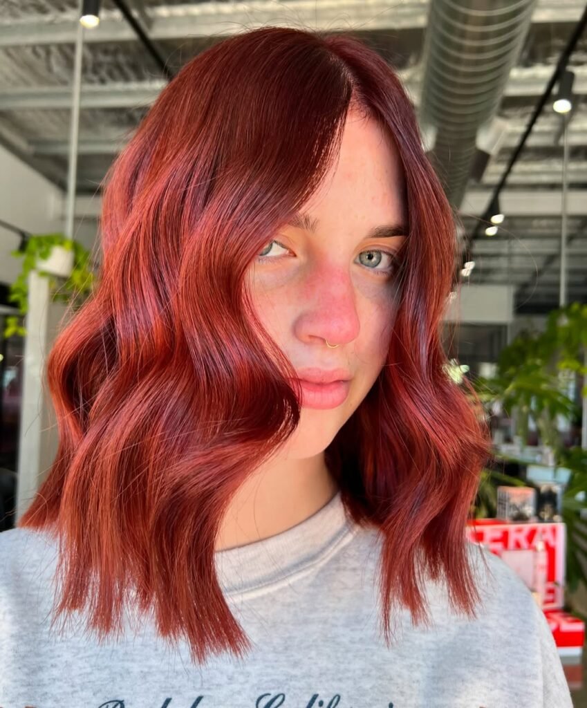 17 Dark Red Hair Color Ideas That Will Have You Turning Heads 16 Scarlet Red