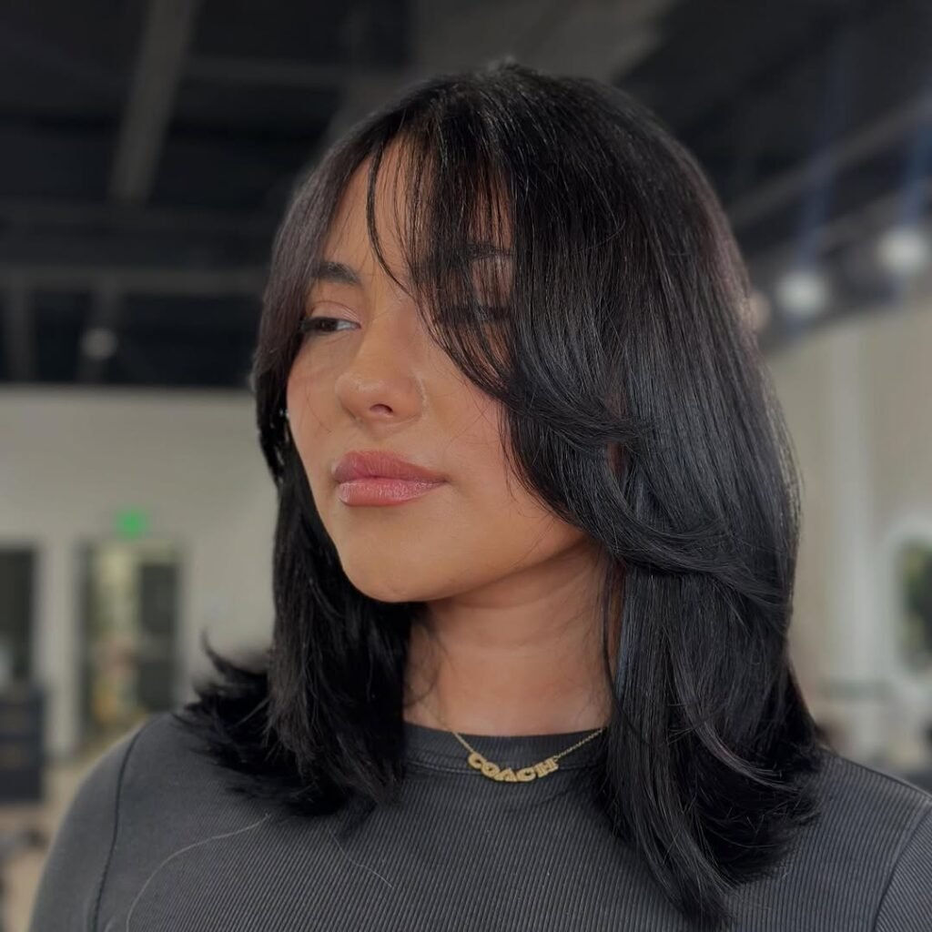 Short Hair With Curtain Bangs