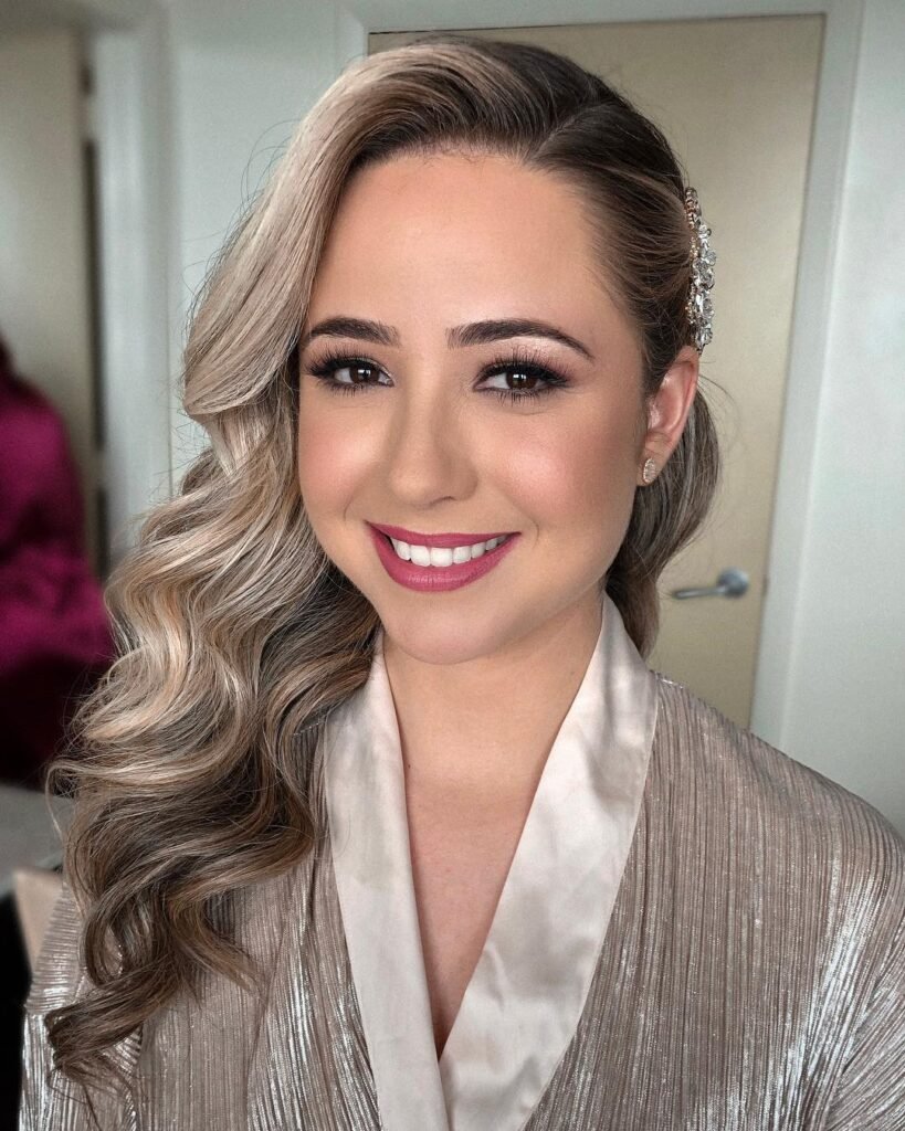 Side Swept Curls