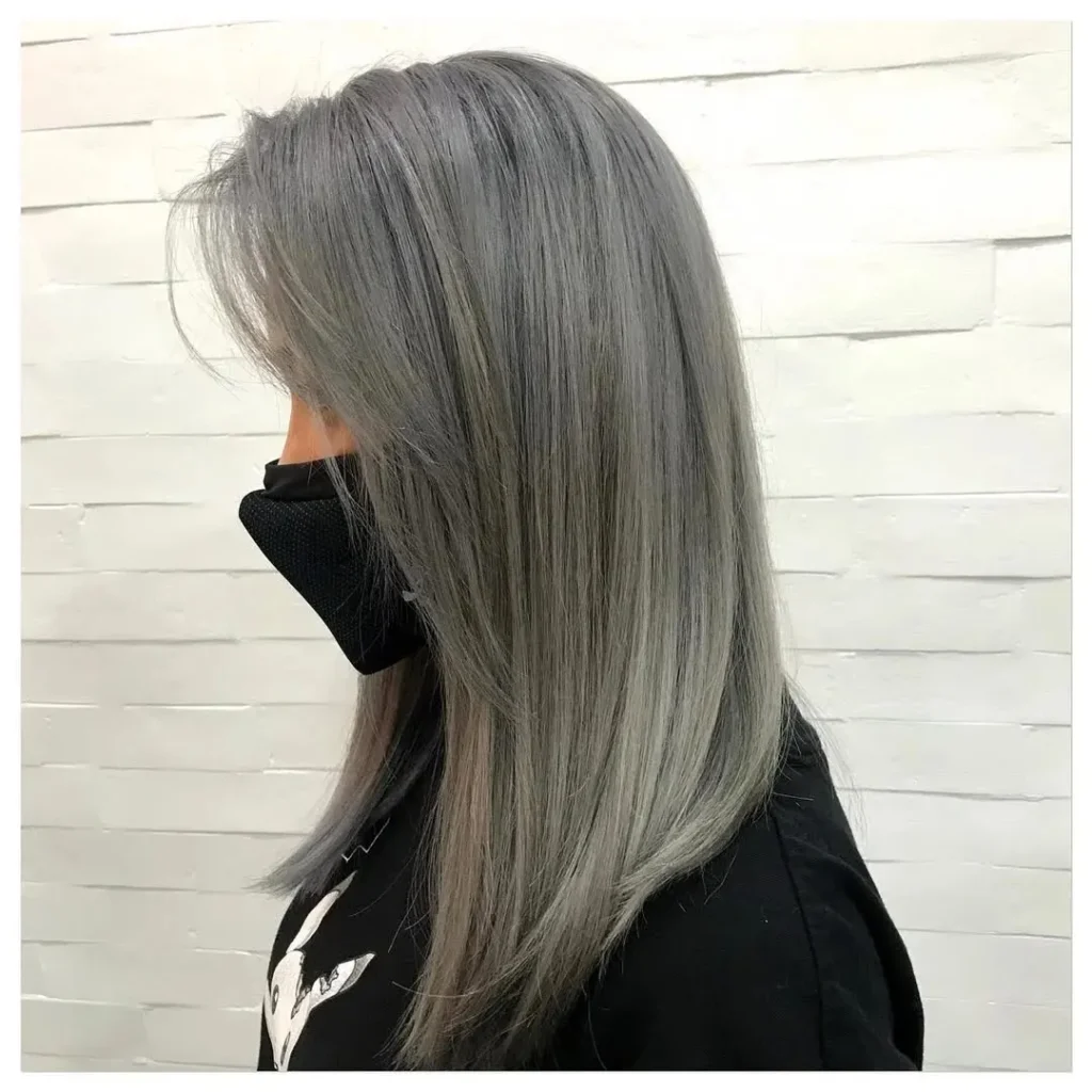 16 Cool Hair Color Ideas That Instantly Make Your Look Feel Expensive, Fun, and Very Main Character 4 Silver Gray Glam