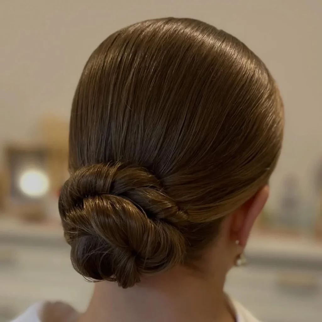 Sleek Low Bun 1