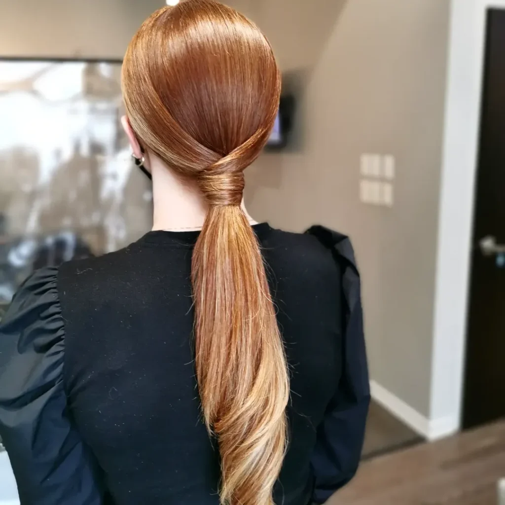 Sleek Low Ponytail
