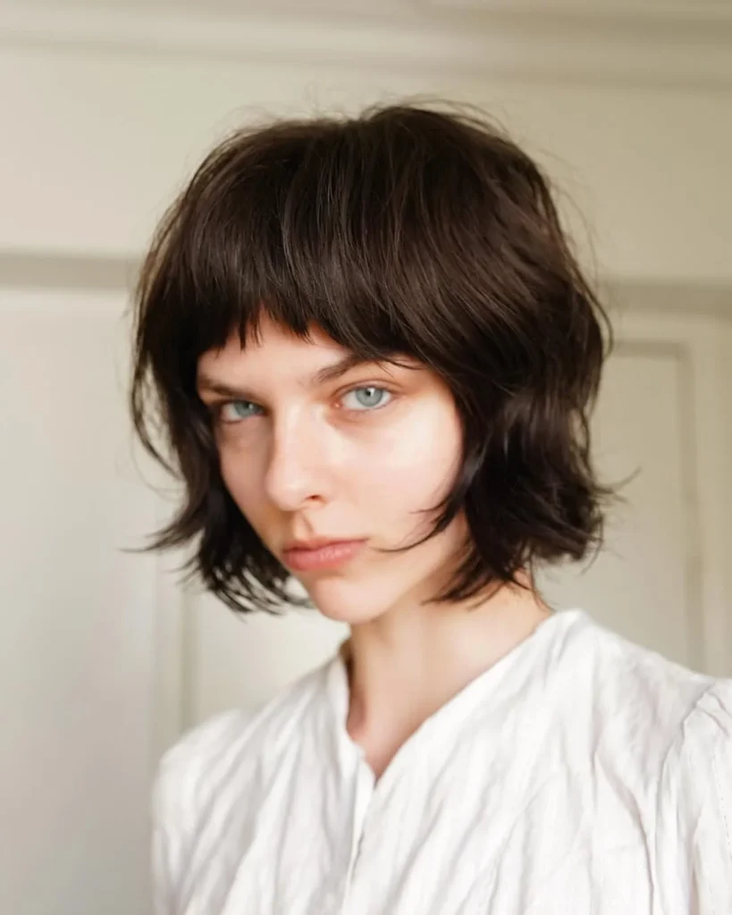 16 Cute Short Hair Ideas That Look Effortless, Chic, and Totally Screenshot-Worthy 2 Soft French Bob With Wispy Bangs