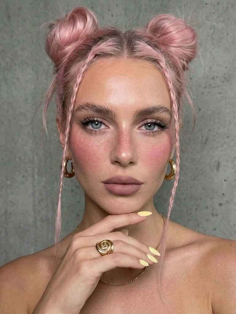 12 Cute School Hairstyles Ideas That’ll Make Mornings Way Easier (And Way More Stylish) 10 Space Buns