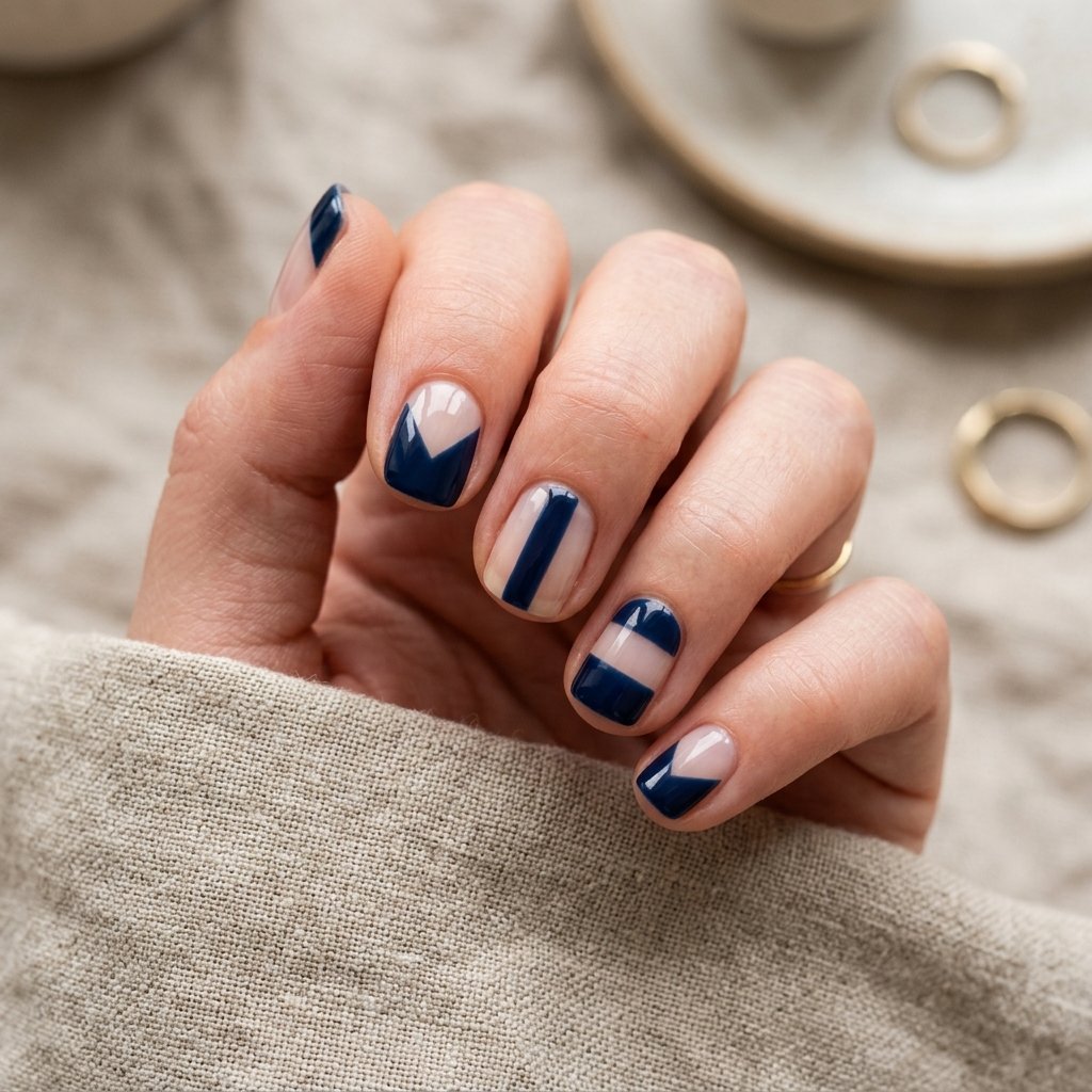 19 Short Natural Nails That Prove Less Is Actually More (And Way More Chic) 14 The Negative Space Look nails
