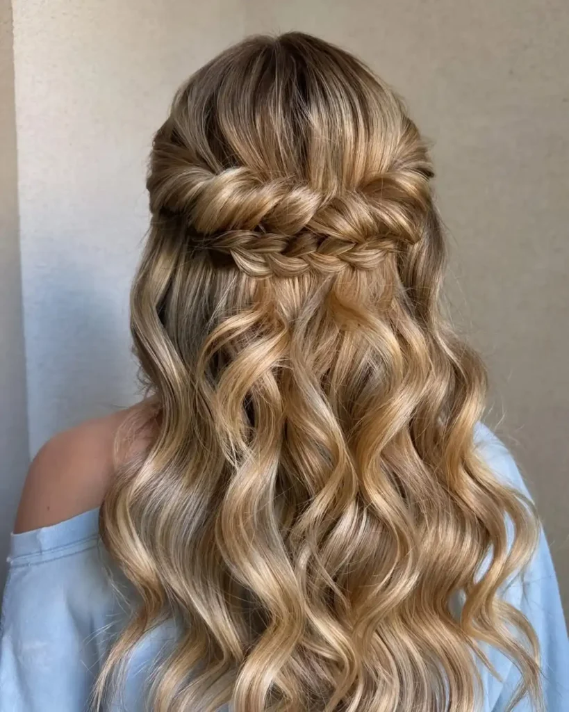 15 Wedding Hairstyles for Long Hair That Look Luxe, Romantic, and Totally Effortless 15 Twisted Half Up Hairstyle